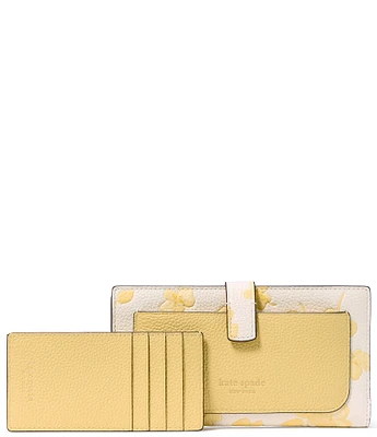 kate spade new york Ava Spring Pansies Bifold Wallet