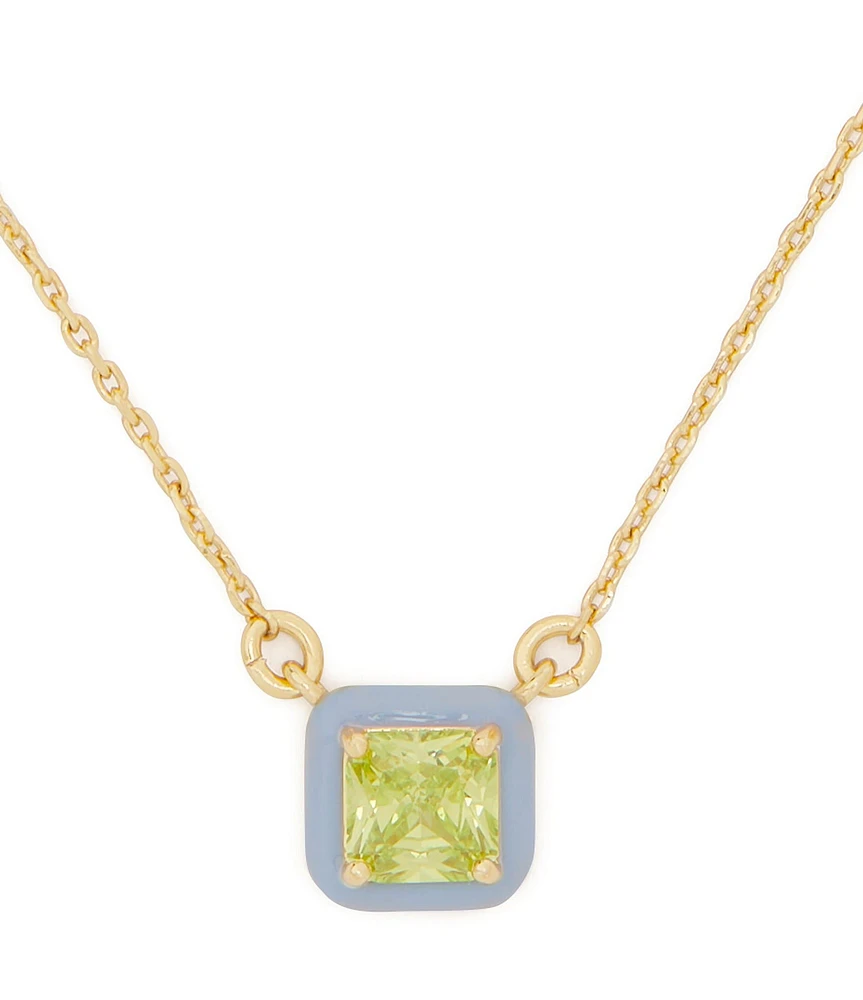 kate spade new york Brighten Up Rhinestone Short Pendant Necklace