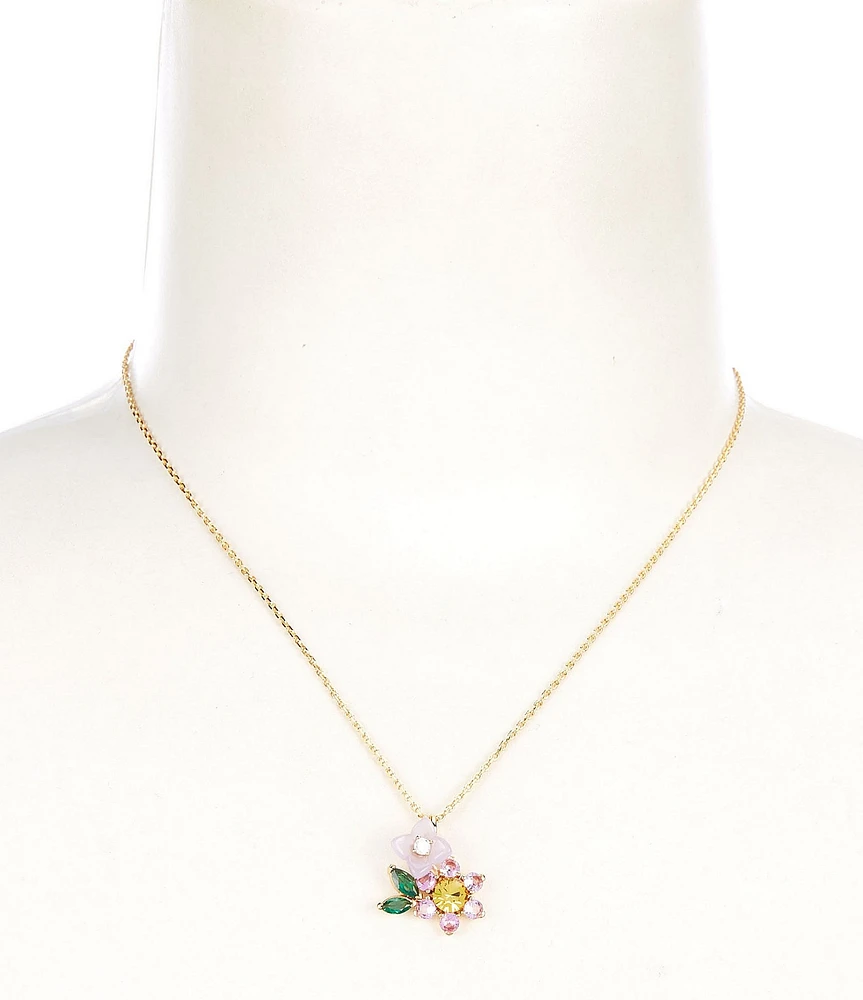 kate spade new york Bursting Blooms Short Pendant Necklace