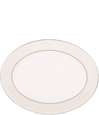 kate spade new york Cypress Point Striped Oval Platter