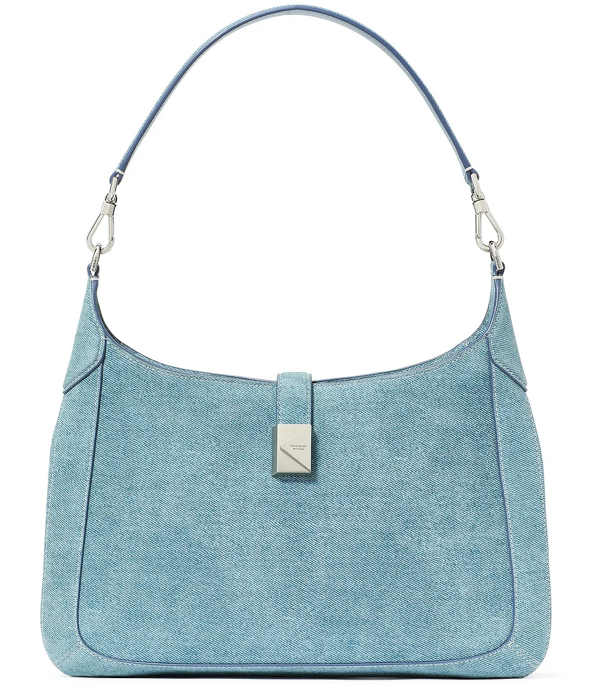 kate spade new york Deco Denim Suede Shoulder Bag