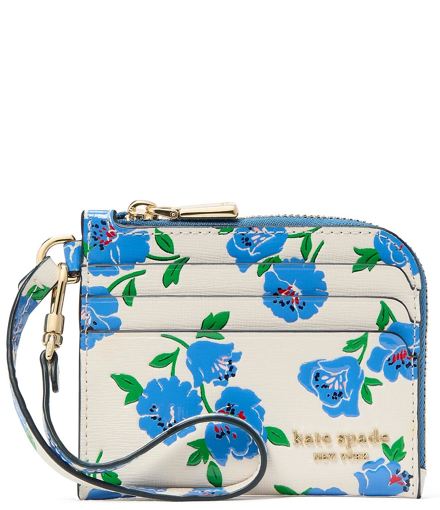 kate spade new york Devin Springtime Blooms Coin Card Case Wristlet