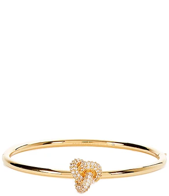 kate spade new york Double Knot Pave Bangle Bracelet