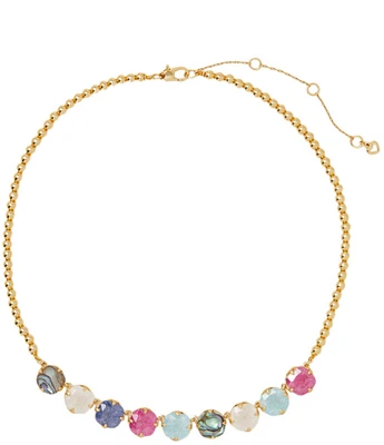 kate spade new york Pop Of Joy Multi Flower Collar Necklace