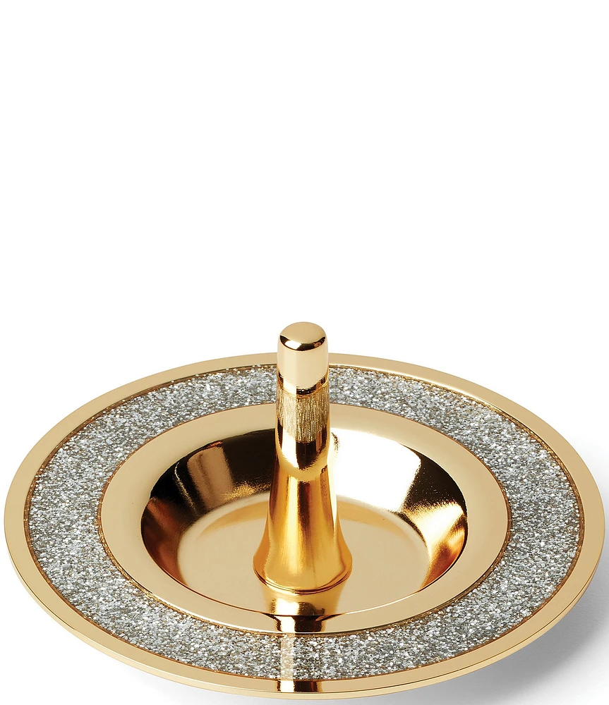 kate spade new york Sitting Pretty Pink Glitter Ring Dish
