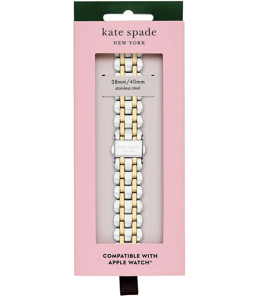 kate spade new york Stainless Steel 38/40mm Two Tone Bracelet Band for Apple Watch®