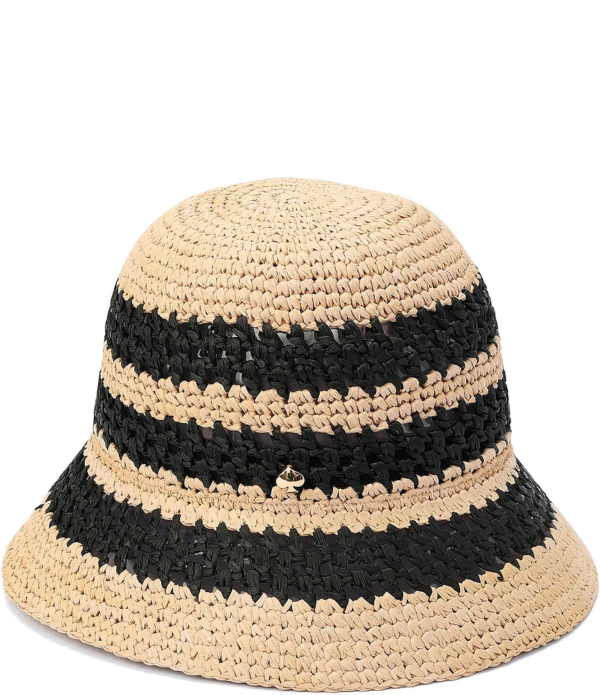 kate spade new york Striped Cloche Hat