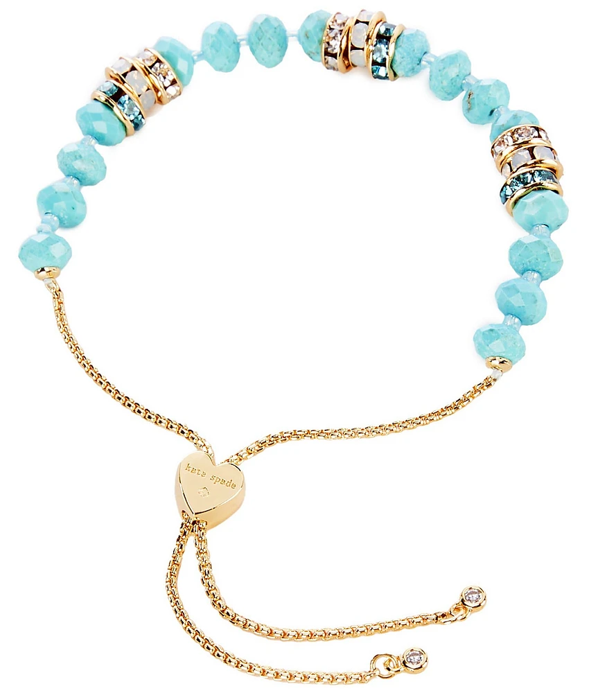 kate spade new york Turquoise Beaded Adjustable Bracelet