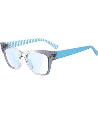 kate spade new york Women's Myno 50mm Cat Eye Reader Glasses