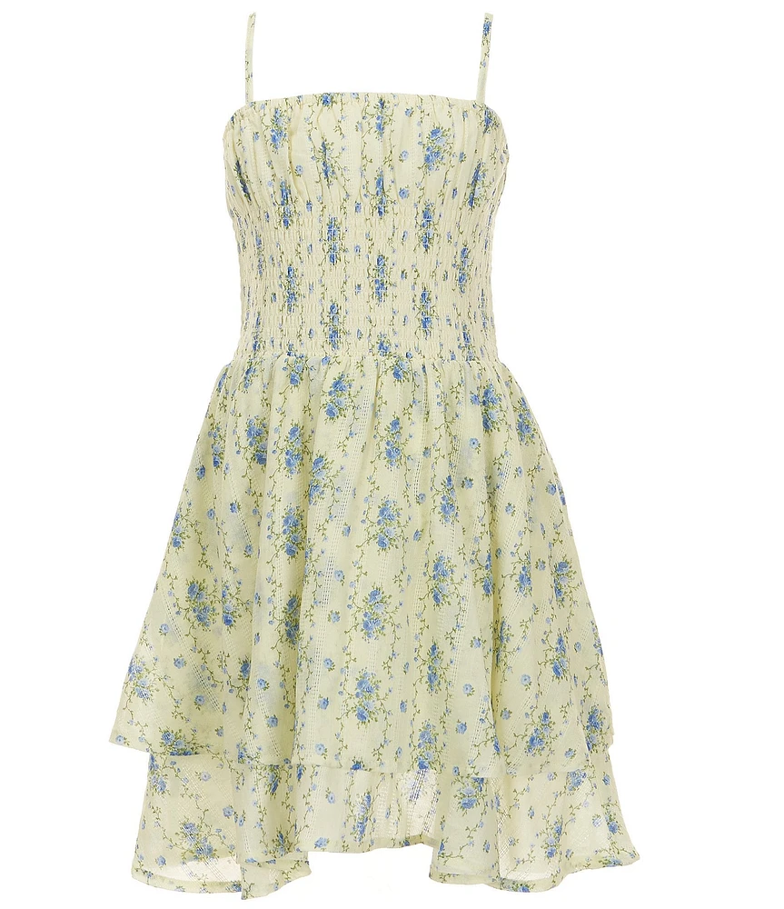KatieJNYC Big Girls Floral Print Peri Dress