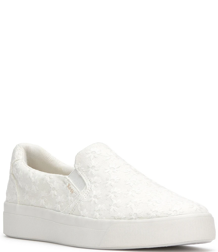 Keds Pursuit Slip On Eyelet Sneakers