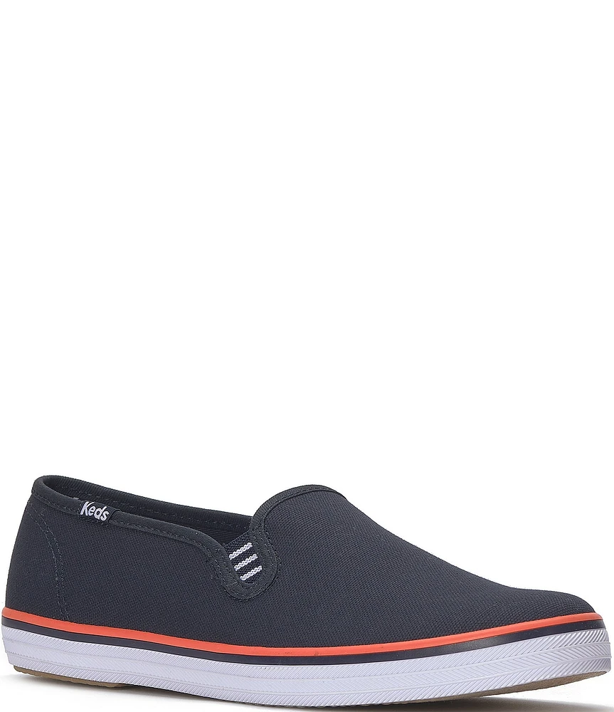 Keds Women's Champion Striped Goring Slip On Sneakers