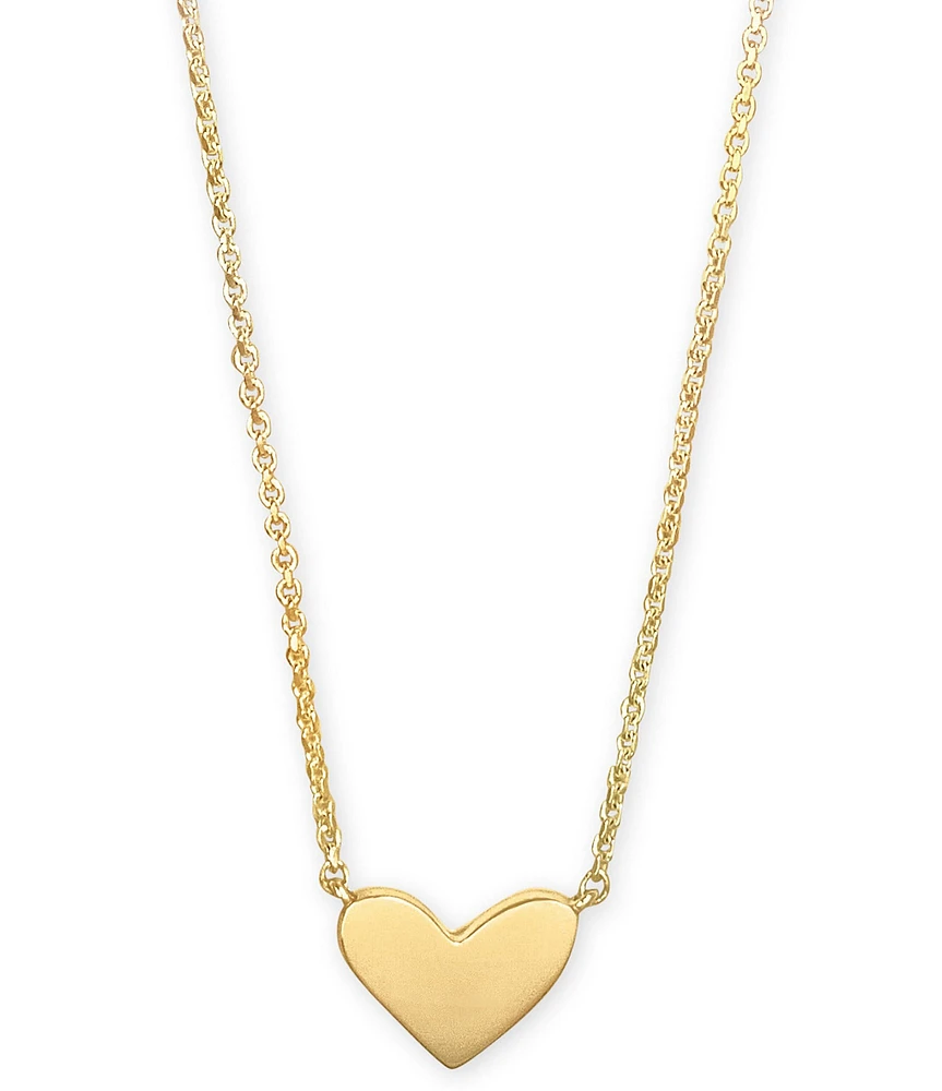 Kendra Scott Ari Heart 18k Gold Vermeil Pendant Necklace