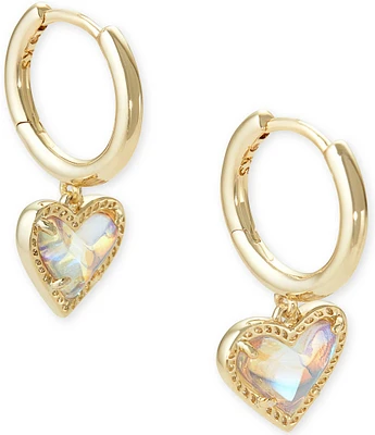 Kendra Scott Ari Heart Huggie Earrings