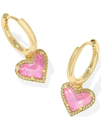 Kendra Scott Ari Heart Huggie Hoop Earrings