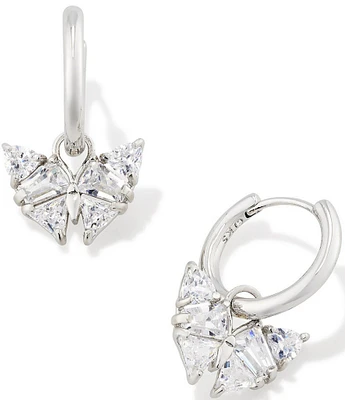 Kendra Scott Blair Butterfly Huggie Hoop Drop Earrings