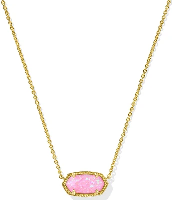 Kendra Scott Elisa Gold Opal Pendant Necklace