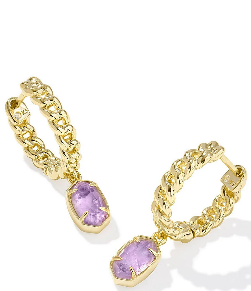 Kendra Scott Emilie Chain Huggie Hoop Earrings
