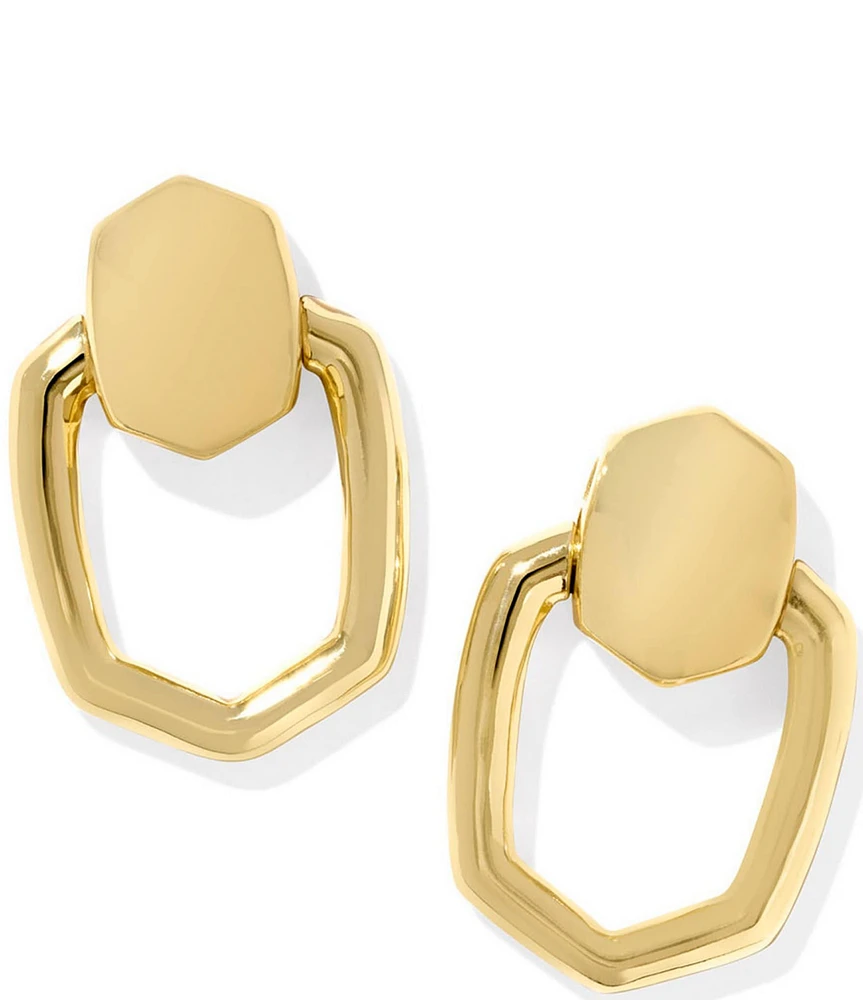 Kendra Scott Kaia Open Frame Sculpted Drop Earrings
