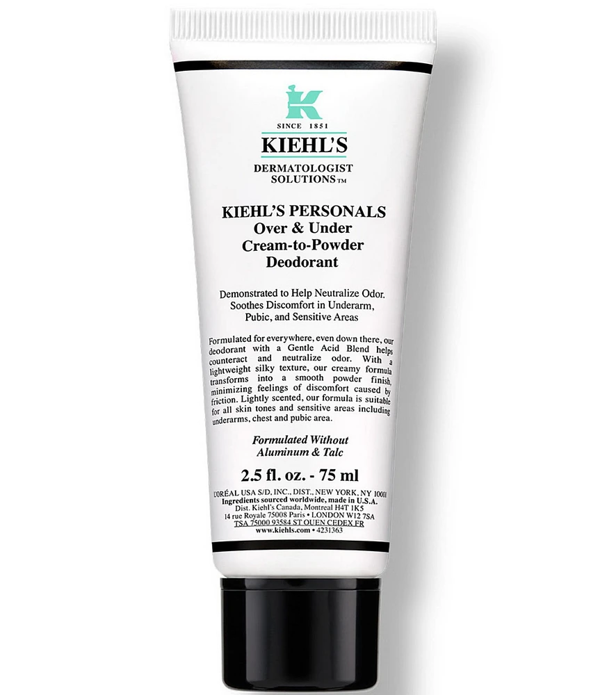 Kiehl's Since 1851 Over & Under Cream-to-Powder Body Deodorant