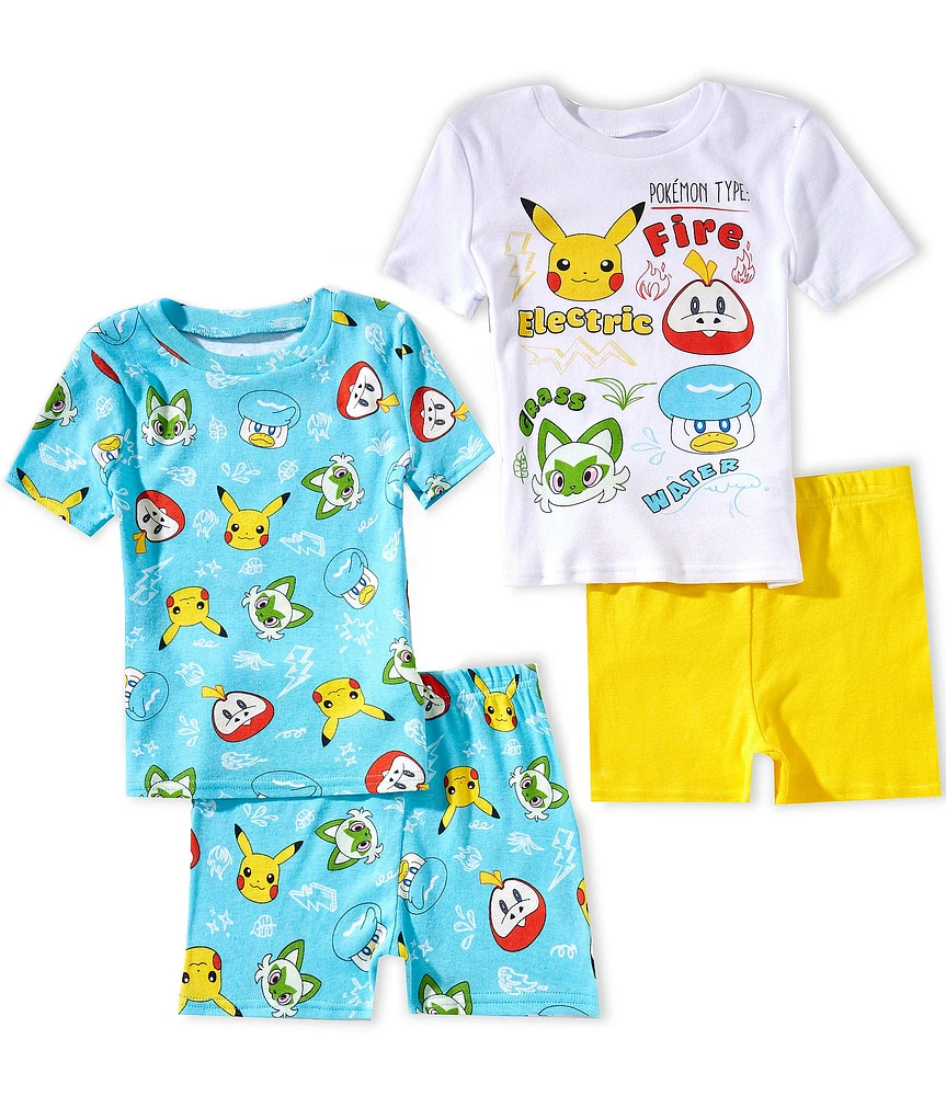 Komar Kids Little/Big Boys Pokemon 4-Piece Pajama Set