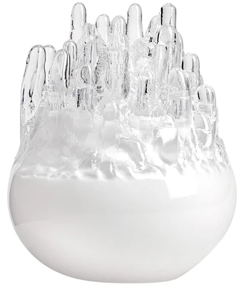 Kosta Boda Polar White Large Votive Candleholder