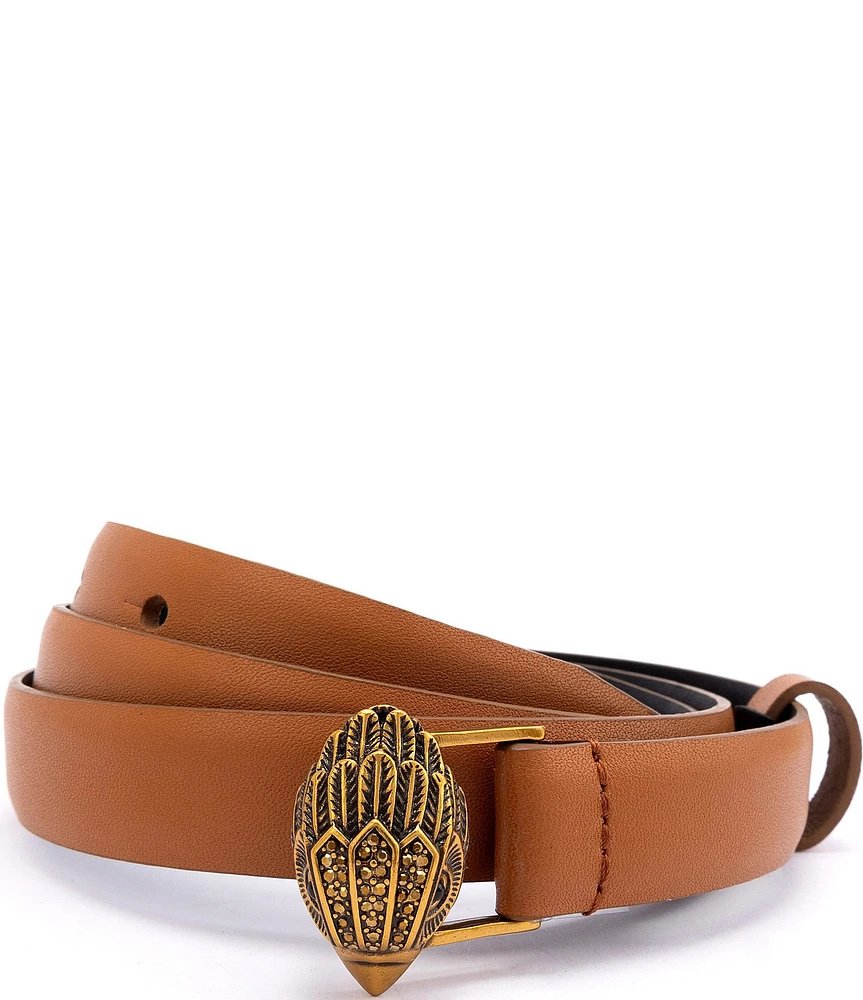 Kurt Geiger London .78#double; Eagle Buckle Leather Belt