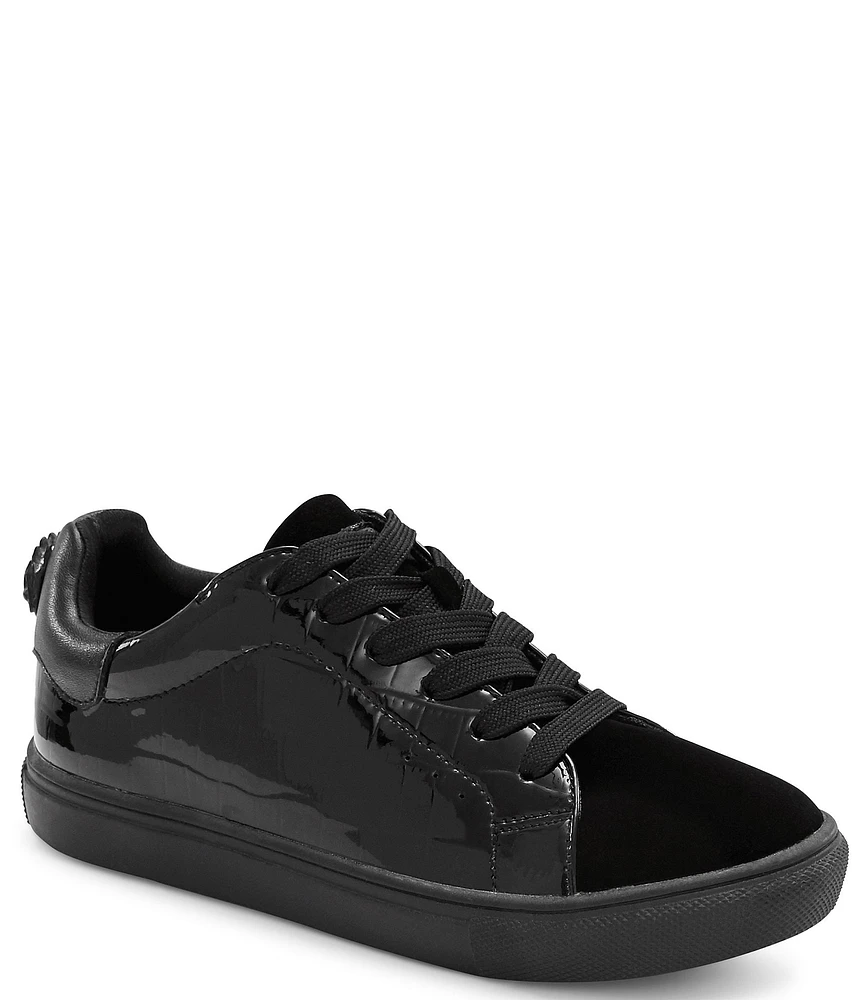 Kurt Geiger London Boys' Laney Croco Patent Sneakers (Toddler)