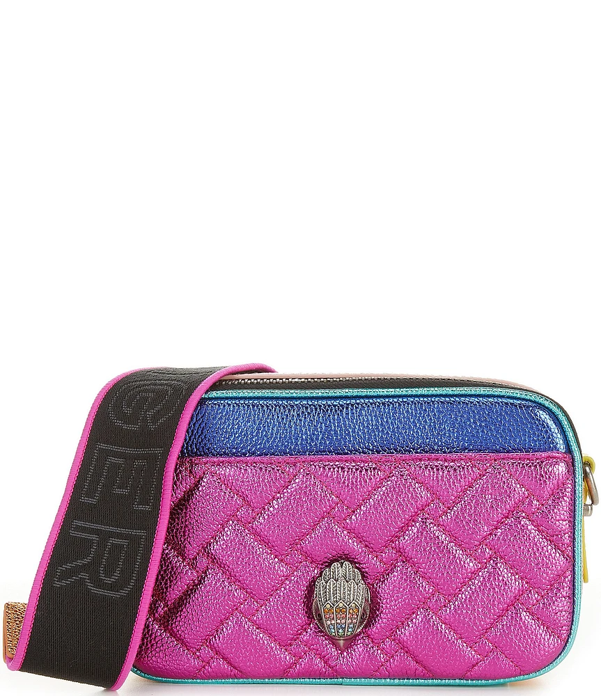 Kurt Geiger London Double Zip Kensington Camera Crossbody Bag