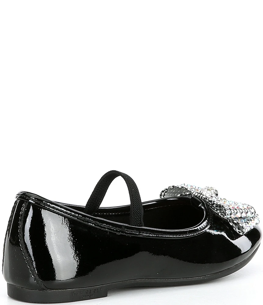 Kurt Geiger London Girls' Kensington Embellished Bow Ballerina Flats (Toddler)