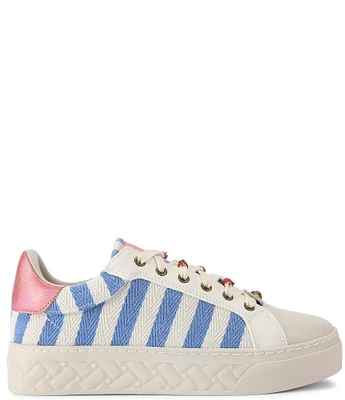 Kurt Geiger London Kensington Canvas Strawberry Sneakers