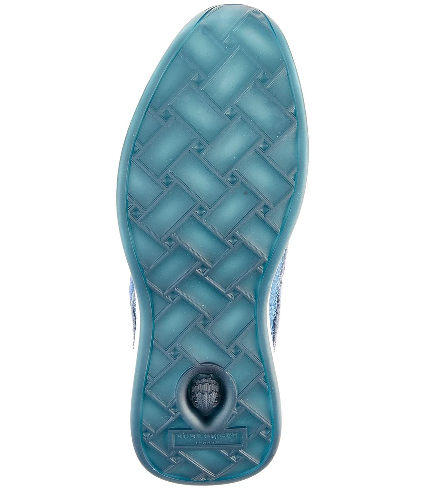 Kurt Geiger London Kensington Denim Patchwork Platform Sneakers