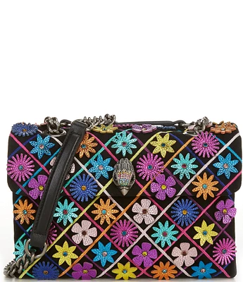 Kurt Geiger London Kensington Flowers Convertible Crossbody Bag