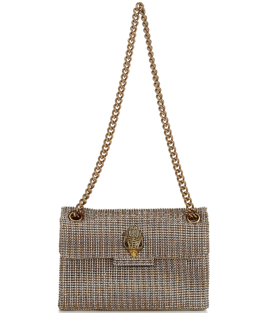 Kurt Geiger London Kensington Mini Crystal Houndstooth Crossbody Bag