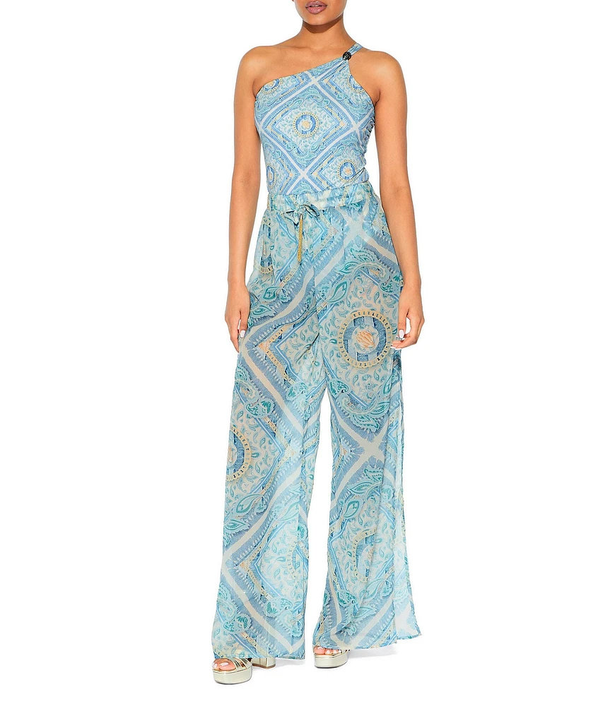 Kurt Geiger London Kensington Resort Gold Chain Trousers Swim Cover-Up