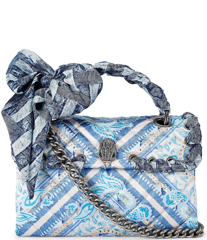 Kurt Geiger London Kensington Scarf Statement Handle Shoulder Bag