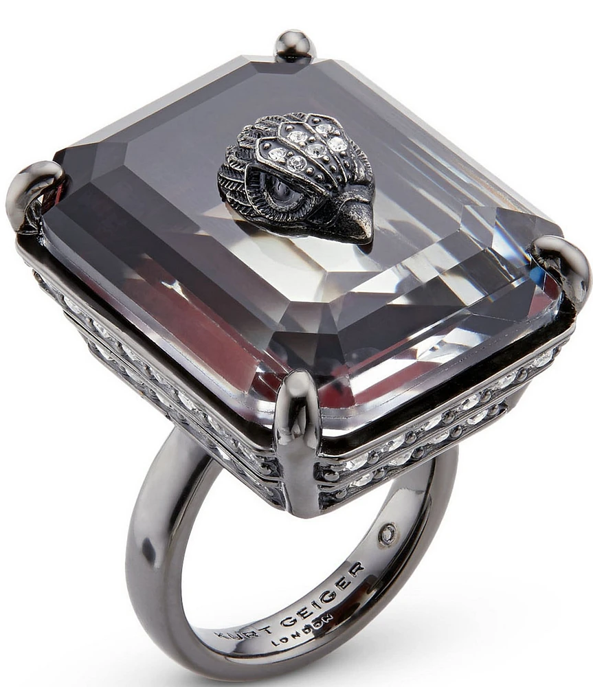 Kurt Geiger London Signature Eagle Ombre Statement Cocktail Ring