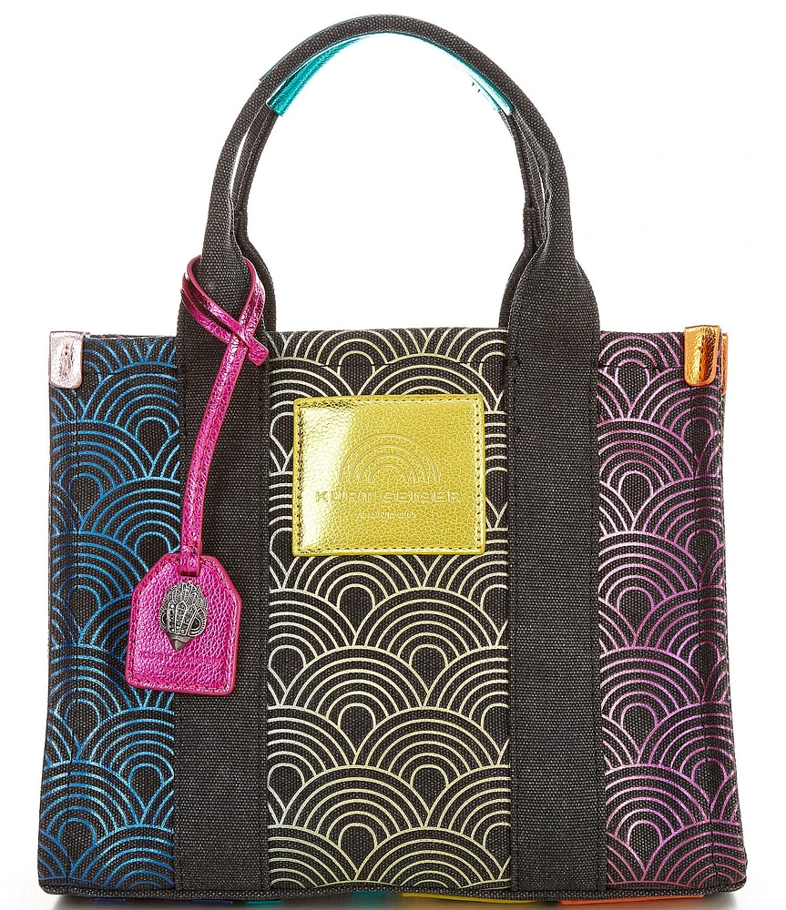 Kurt Geiger London Small Southbank Geometric Pattern Tote Bag
