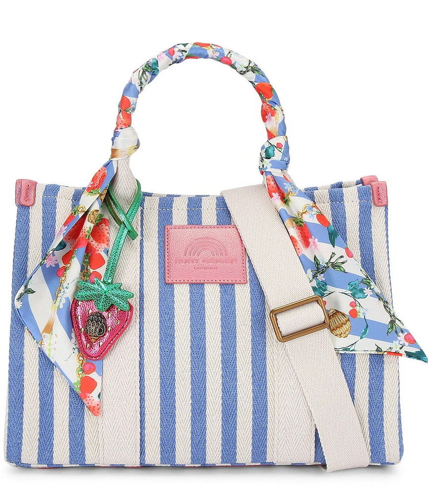 Kurt Geiger London Southbank Strawberry Scarf Handle Tote Bag