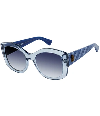 Kurt Geiger London Women's KGL1008 53mm Oval Sunglasses