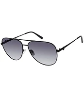 Kurt Geiger London Women's KGL1027 65mm Aviator Sunglasses