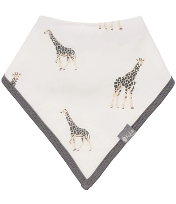 Kyte BABY Baby Boys Bamboo Giraffe Print Bandana Bib