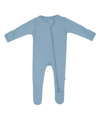 Kyte BABY Baby Boys Bamboo Zip Front Footie