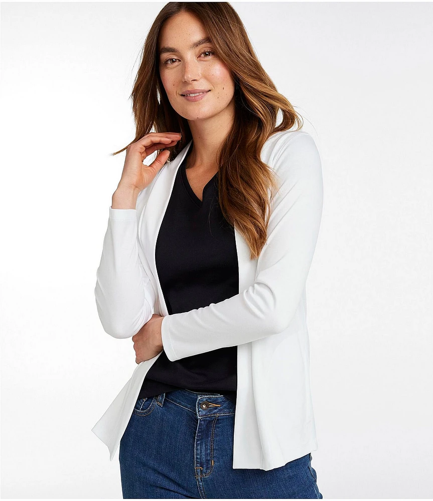 L.L.Bean Pima Cotton Long Sleeve Pocket Cardigan