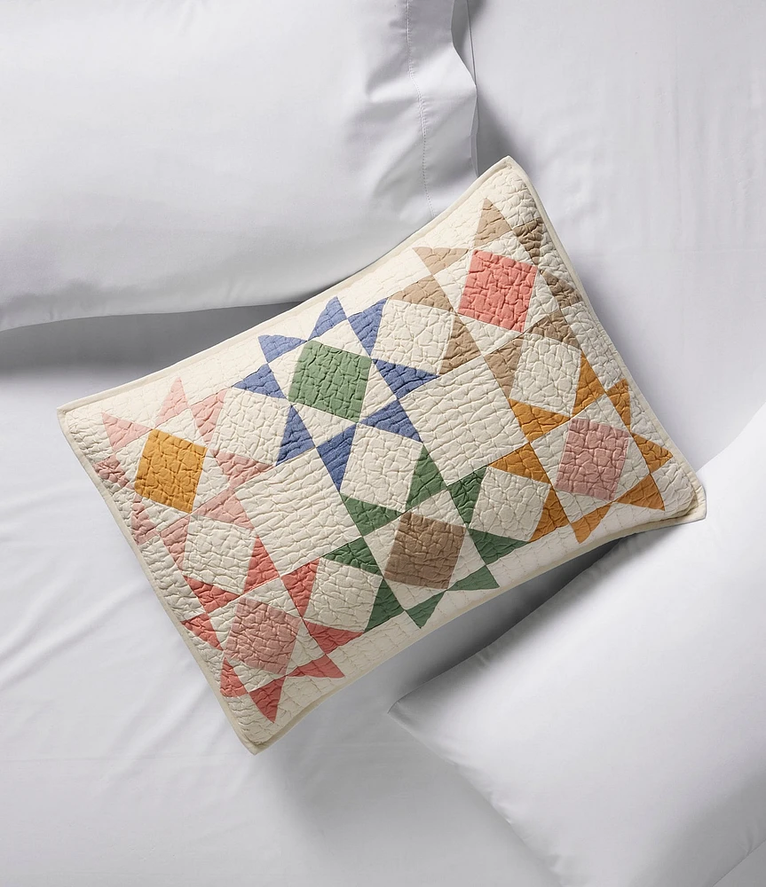 L.L.Bean North Star Patchwork Reversible Sham
