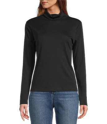 L.L.Bean Pima Cotton Long Sleeve Knit Turtleneck