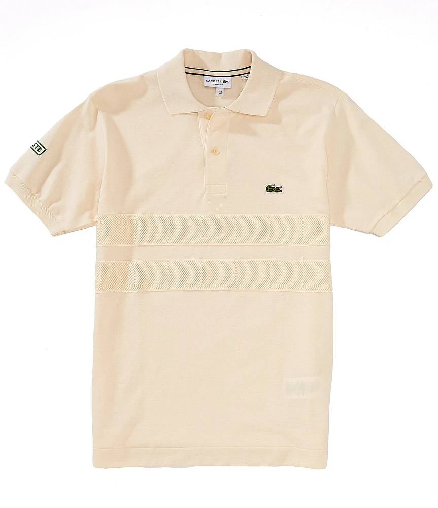 Lacoste Tennis Stripe Short Sleeve Polo Shirt