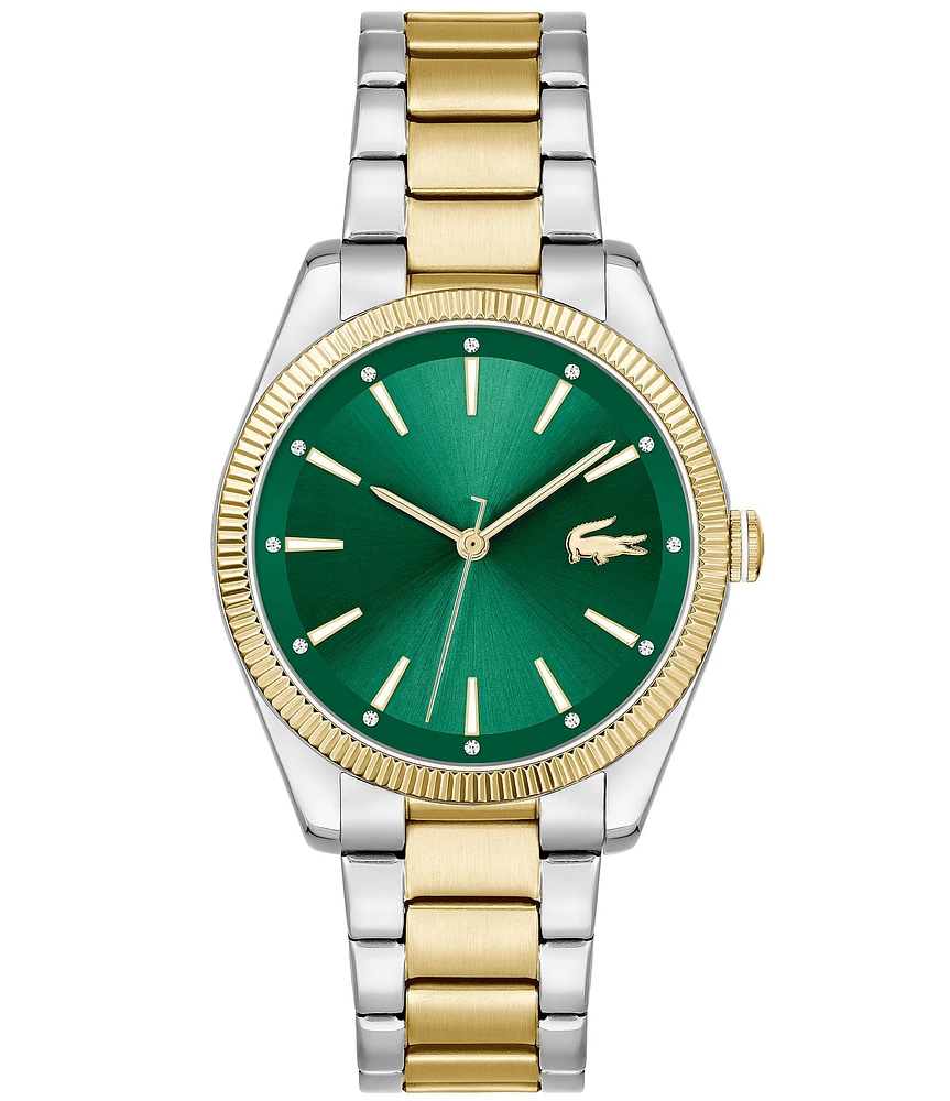 Lacoste Women's Capucine Quartz Analog Two Tone Stainless Steel Bracelet Watch