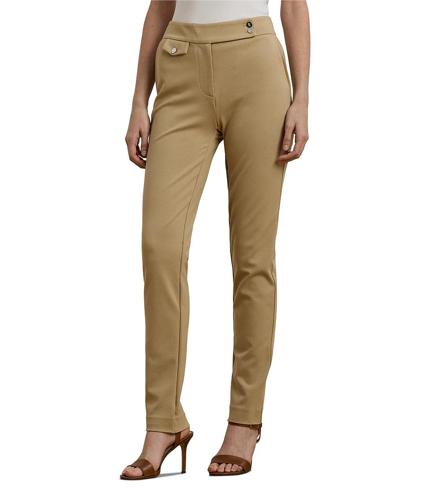 Lauren Ralph Lauren High Rise Ponte Knit Ankle Pants