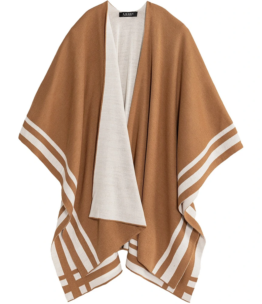 Lauren Ralph Lauren Jet Setter Reversible Ruana